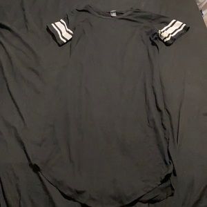 Rue21 , size : M , black/white strip t-shirt dress